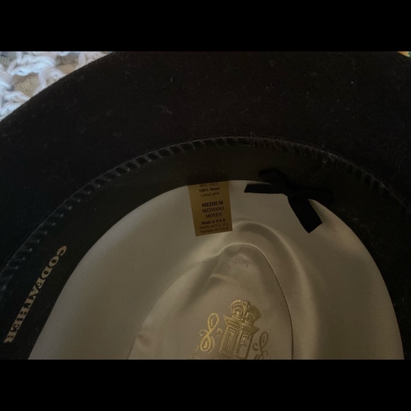 Men’s 100% Wool Hat - Black - Picture 4 of 6